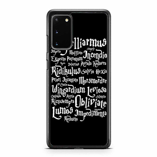 Harry Potter Magic Spell Printed Samsung Galaxy S20 / S20 Fe / S20 Plus / S20 Ultra Case Cover