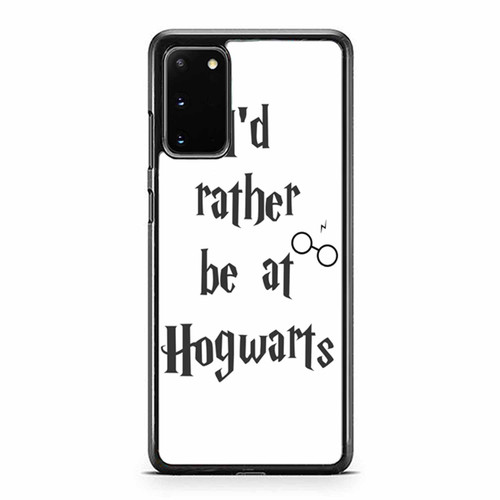 Harry Potter Id Rather Be At Hogwarts Samsung Galaxy S20 / S20 Fe / S20 Plus / S20 Ultra Case Cover