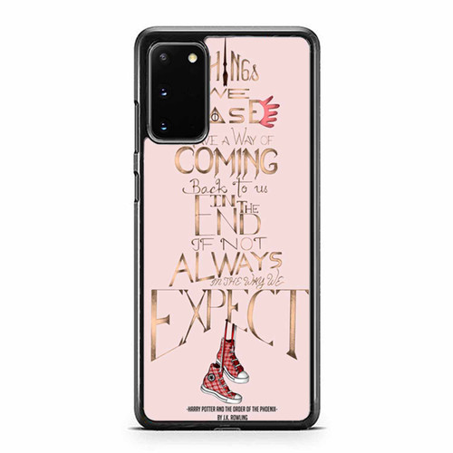 Harry Potter Always Quote Jk Rowling Samsung Galaxy S20 / S20 Fe / S20 Plus / S20 Ultra Case Cover