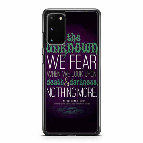 Harry Potter Albus Dumbledore Quotes Samsung Galaxy S20 / S20 Fe / S20 Plus / S20 Ultra Case Cover Harry Potter Albus Dumbledore Quotes Samsung Galaxy S20 / S20 Fe / S20 Plus / S20 Ultra Case Cover