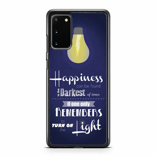 Happiness Can Be Found Even In The Darkest Of Times - Harry Potter Quotes 2 Samsung Galaxy S20 / S20 Fe / S20 Plus / S20 Ultra Case Cover