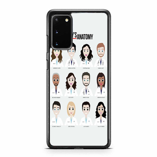 Grey'S Anatomy Characters Cartoon Samsung Galaxy S20 / S20 Fe / S20 Plus / S20 Ultra Case Cover
