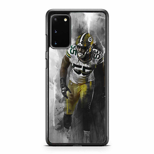 Green Bay Packer Za'Darius Smith Art Samsung Galaxy S20 / S20 Fe / S20 Plus / S20 Ultra Case Cover