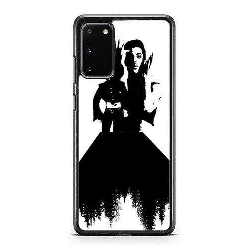 Graphic Black Vector Prince Purple Rain Samsung Galaxy S20 / S20 Fe / S20 Plus / S20 Ultra Case Cover