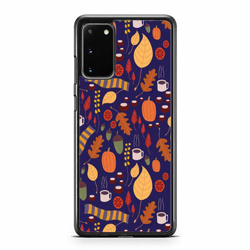 Fall Leaves Print Pattern Samsung Galaxy S20 / S20 Fe / S20 Plus / S20 Ultra Case Cover