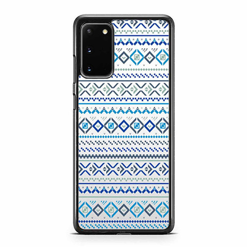 Fairisle Squares And Crosses Patterned Samsung Galaxy S20 / S20 Fe / S20 Plus / S20 Ultra Case Cover