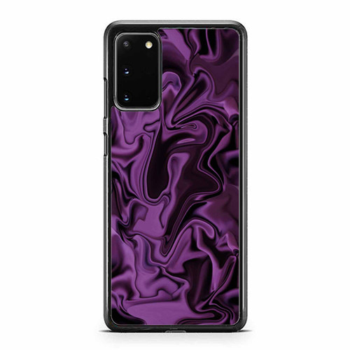 Fabric Color Purple Rose Samsung Galaxy S20 / S20 Fe / S20 Plus / S20 Ultra Case Cover