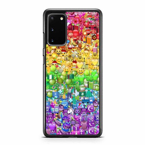 Emoji Emojicon Colourful Samsung Galaxy S20 / S20 Fe / S20 Plus / S20 Ultra Case Cover