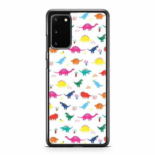 Dinosaur Pattern Lorna Scobie Illustration Samsung Galaxy S20 / S20 Fe / S20 Plus / S20 Ultra Case Cover