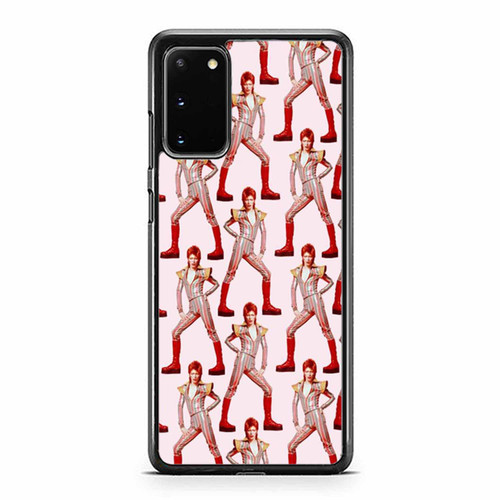 David Bowie Ziggy Stardust Pattern Samsung Galaxy S20 / S20 Fe / S20 Plus / S20 Ultra Case Cover