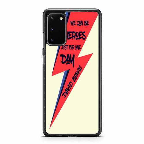 David Bowie We Could Be Heroes Ziggy Stardust Lightning Strike Samsung Galaxy S20 / S20 Fe / S20 Plus / S20 Ultra Case Cover