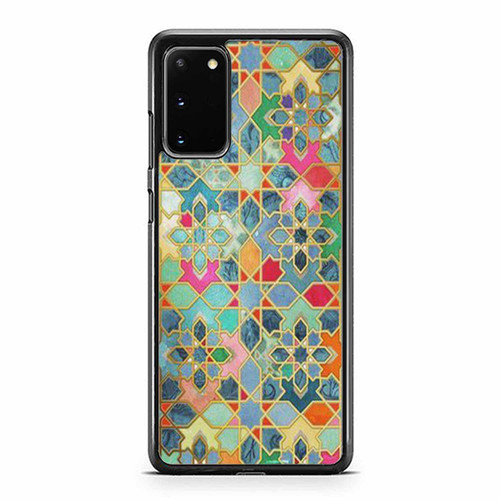 Colourful Moroccan Mosaic Samsung Galaxy S20 / S20 Fe / S20 Plus / S20 Ultra Case Cover