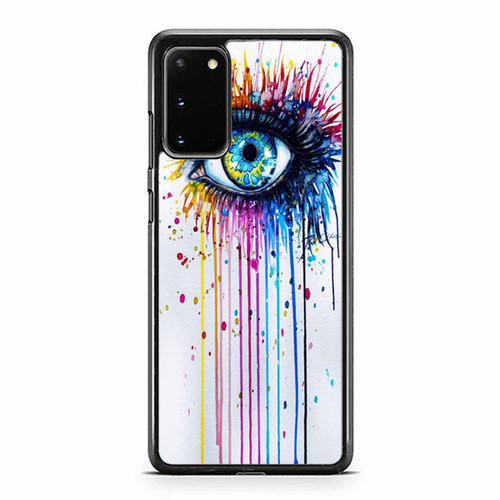Colorful Eye Retro Funny Vintage Patterned Samsung Galaxy S20 / S20 Fe / S20 Plus / S20 Ultra Case Cover