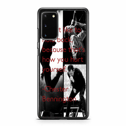 Chester Bennington Quotes & Sayings Samsung Galaxy S20 / S20 Fe / S20 Plus / S20 Ultra Case Cover