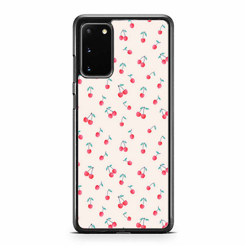 Cherry Cherries Berry Berries Pattern Samsung Galaxy S20 / S20 Fe / S20 Plus / S20 Ultra Case Cover
