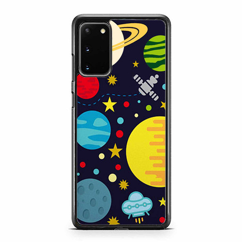 Cartoon Planets Samsung Galaxy S20 / S20 Fe / S20 Plus / S20 Ultra Case Cover