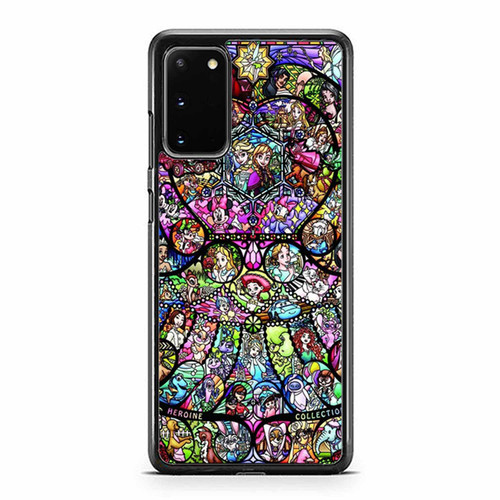 Cartoon Disney Stained Glass Samsung Galaxy S20 / S20 Fe / S20 Plus / S20 Ultra Case Cover