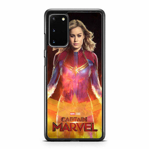 Captain Marvel Poster Art Samsung Galaxy S20 / S20 Fe / S20 Plus / S20 Ultra Case Cover