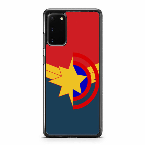 Captain Marvel Captain America Logo Samsung Galaxy S20 / S20 Fe / S20 Plus / S20 Ultra Case Cover
