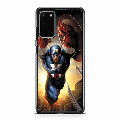 Captain America Marvel Movie Poster Samsung Galaxy S20 / S20 Fe / S20 Plus / S20 Ultra Case Cover