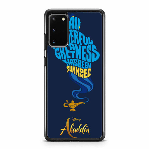 Aladdin Disney All Powerful Greatness Samsung Galaxy S20 / S20 Fe / S20 Plus / S20 Ultra Case Cover