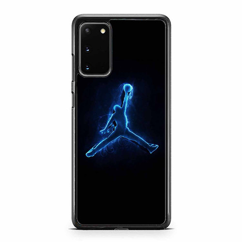 Air Jordan Logo Neon Samsung Galaxy S20 / S20 Fe / S20 Plus / S20 Ultra Case Cover