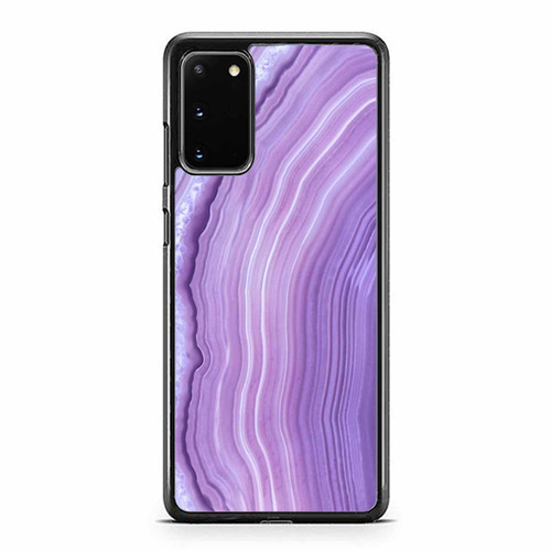 Agate Inspired Abstract Purple Samsung Galaxy S20 / S20 Fe / S20 Plus / S20 Ultra Case Cover