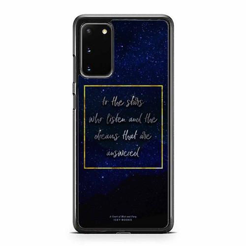 A Court Of Mist And Fury Candy Quote Samsung Galaxy S20 / S20 Fe / S20 Plus / S20 Ultra Case Cover