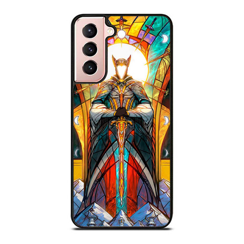 The Avengers Character Infinity War Thor Stainned Glass Samsung Galaxy S21 / S21 Plus / S21 Ultra Case Cover
