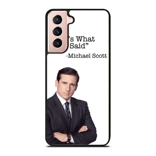 That'S What She Said Micheal Scott Quote Samsung Galaxy S21 / S21 Plus / S21 Ultra Case Cover