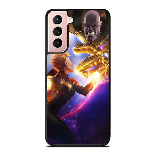 Thanos Vs Captain Marvel Fight Avengers Endgame Samsung Galaxy S21 / S21 Plus / S21 Ultra Case Cover