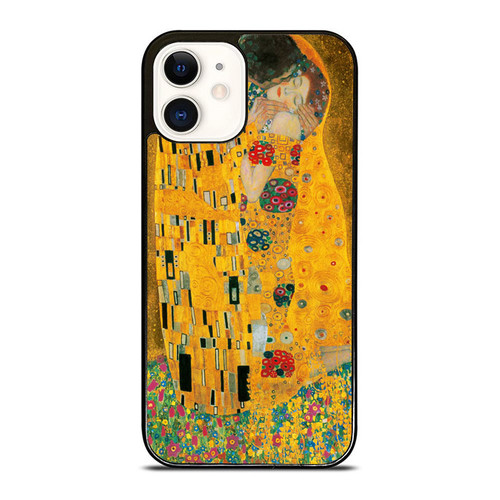 The Kiss Gustav Klimt Portrait Oli Paint iPhone 12 Mini / 12 / 12 Pro / 12 Pro Max Case Cover
