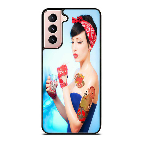 Snow White Princess Hipster Piercing Tattoo 2 Samsung Galaxy S21 / S21 Plus / S21 Ultra Case Cover
