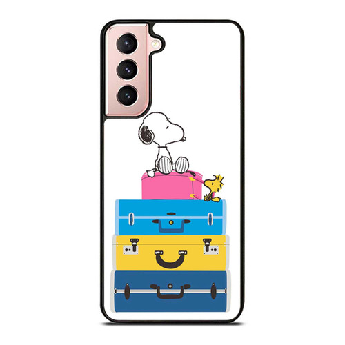 Snoopy Bag Travel Samsung Galaxy S21 / S21 Plus / S21 Ultra Case Cover