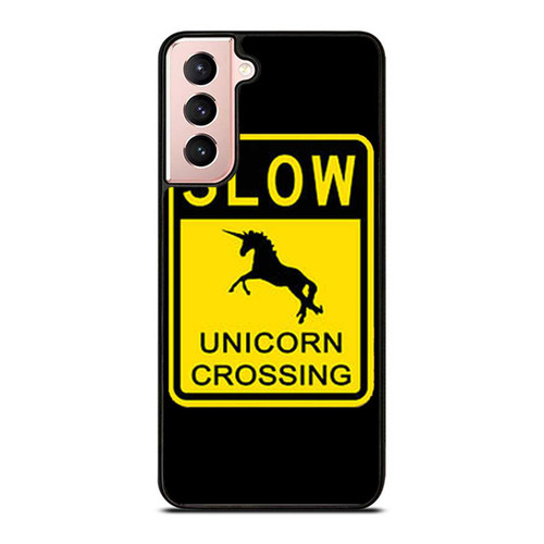 Slow Unicorn Crossing Funny Samsung Galaxy S21 / S21 Plus / S21 Ultra Case Cover