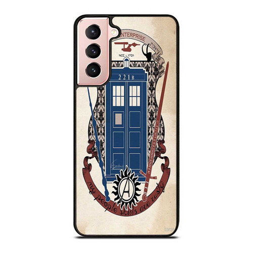 Sherlock Holmes Tardis Doctor Who Samsung Galaxy S21 / S21 Plus / S21 Ultra Case Cover