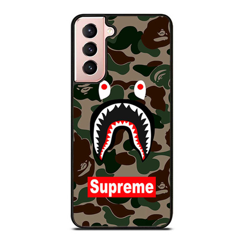 Shark Camo Bathing Bape Supreme Samsung Galaxy S21 / S21 Plus / S21 Ultra Case Cover