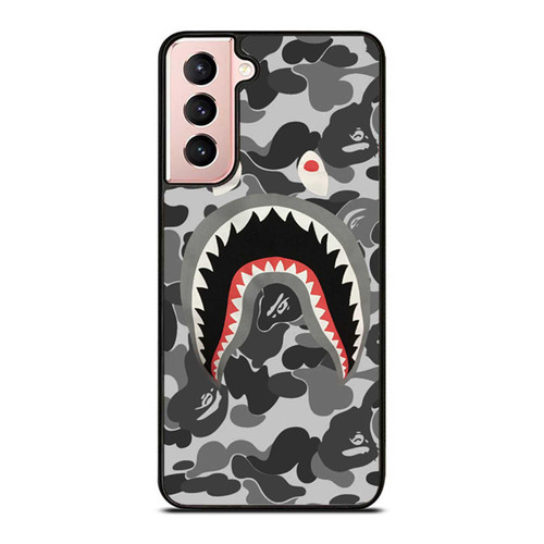 Shark Black Bape Camo Samsung Galaxy S21 / S21 Plus / S21 Ultra Case Cover