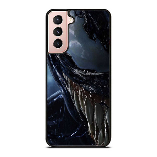 Scary Face Venom Movie Half Face Samsung Galaxy S21 / S21 Plus / S21 Ultra Case Cover