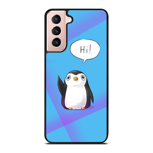 Say Hi Penguin Arts Samsung Galaxy S21 / S21 Plus / S21 Ultra Case Cover