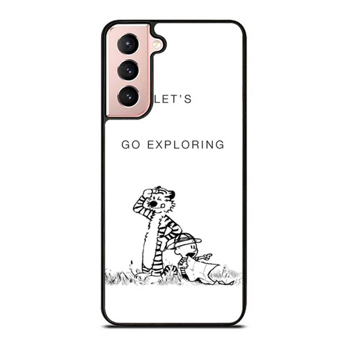 Let'S Go Exploring Calvin And Hobbes Samsung Galaxy S21 / S21 Plus / S21 Ultra Case Cover