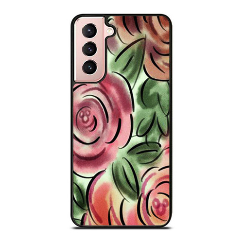 Floral Hidden Mickey Samsung Galaxy S21 / S21 Plus / S21 Ultra Case Cover