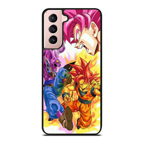 Dragon Ball Super Goku Vs Beerus Samsung Galaxy S21 / S21 Plus / S21 Ultra Case Cover