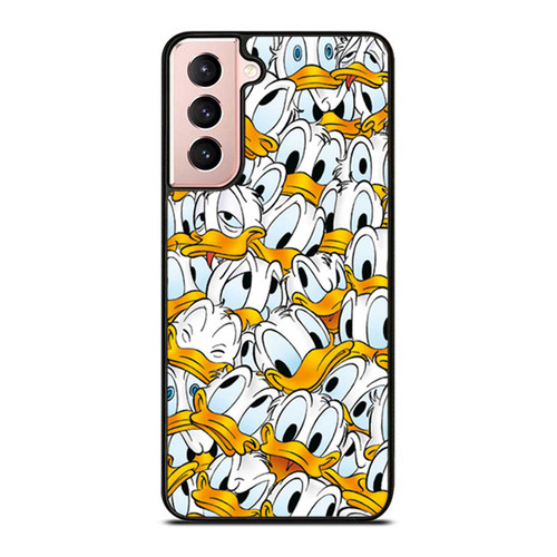 Donald Duck Face Collage Samsung Galaxy S21 / S21 Plus / S21 Ultra Case Cover