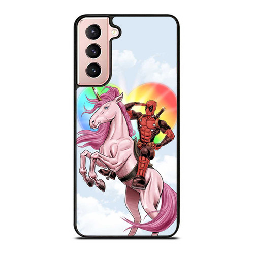 Deadpool Ironman Captain America Marvel Comic Pink Unicorn Samsung Galaxy S21 / S21 Plus / S21 Ultra Case Cover