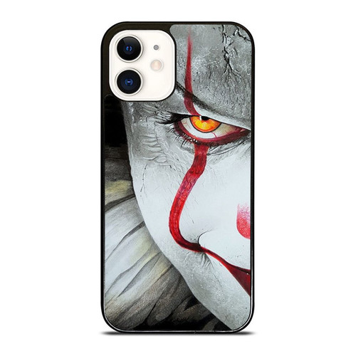 Stephen King It Pennywise Clown Horror Movie Face iPhone 12 Mini / 12 / 12 Pro / 12 Pro Max Case Cover