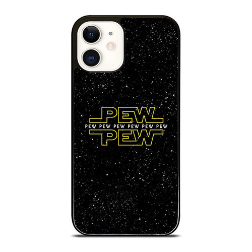 Star Wars Pew Pew iPhone 12 Mini / 12 / 12 Pro / 12 Pro Max Case Cover