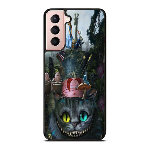 Alice In Wonderland Series Cheshire Cat Samsung Galaxy S21 / S21 Plus / S21 Ultra Case Cover
