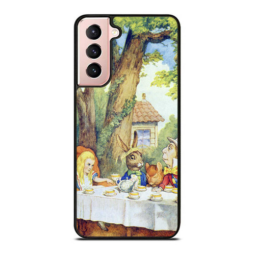 Alice In Wonderland Mad Hatters Tea Party Samsung Galaxy S21 / S21 Plus / S21 Ultra Case Cover