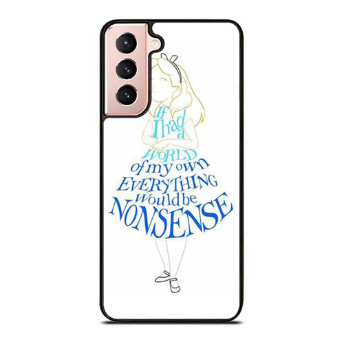 Alice In Wonderland Lettering Samsung Galaxy S21 / S21 Plus / S21 Ultra Case Cover